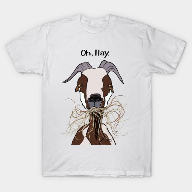 Oh Hey Goat T-Shirt by BlackSheepArts